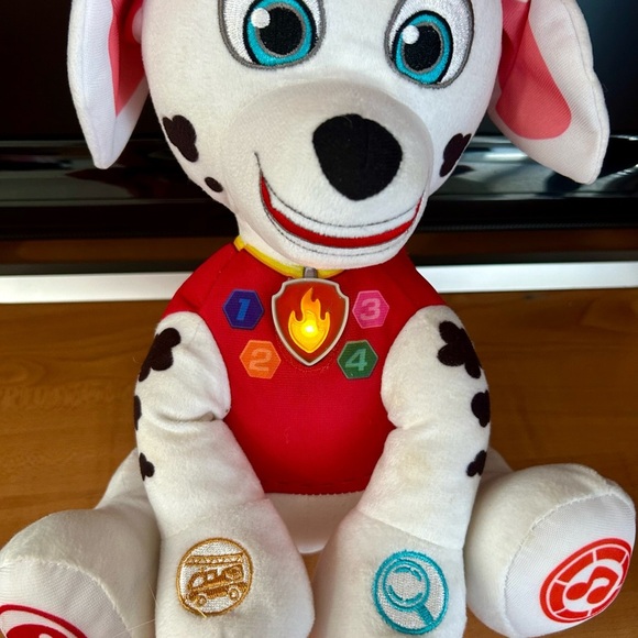 PAW Patrol Marshall's Read-to-Me Adventure dog plush toy - Picture 6 of 7